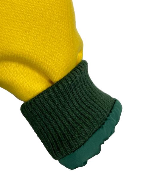 LACOSTE LIVE（ラコステライブ）LACOSTE LIVE (ラコステライブ) ツートーンウールブレンドバーシティジャケット　アウター グリーン サイズ:US Mの古着・服飾アイテム