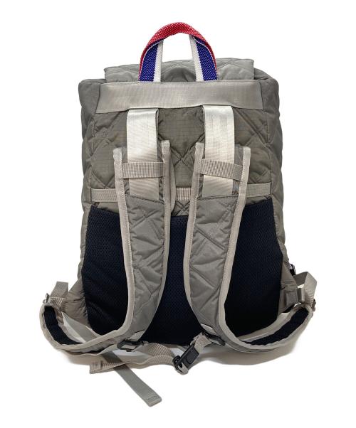 DOUBLE LOOP（ダブルループ）DOUBLE LOOP (ダブルループ) JOURNY キルティング リュック　バックパック　トラベルバッグ　藤巻百貨店 シルバー サイズ:実寸参照の古着・服飾アイテム