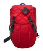 DOUBLE LOOPダブルループ）の古着「JOURNY キルティング リュック　バックパック　トラベルバッグ」｜レッド