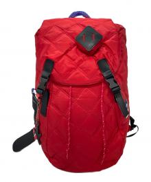 DOUBLE LOOP（ダブルループ）の古着「JOURNY キルティング リュック　バックパック　トラベルバッグ」｜レッド