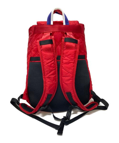 DOUBLE LOOP（ダブルループ）DOUBLE LOOP (ダブルループ) JOURNY キルティング リュック　バックパック　トラベルバッグ レッド サイズ:実寸参照の古着・服飾アイテム