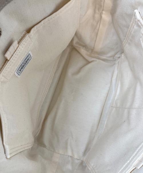 PORTER（ポーター）PORTER (ポーター) 2WAY TOTE BAG(S) 2WAYトートバッグ　ショルダーバッグ　日本製 ベージュ サイズ:実寸参照の古着・服飾アイテム