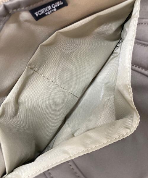 PORTER（ポーター）PORTER (ポーター) ムース トートバッグ(XS) ミニバッグ　日本製 グレージュ サイズ:実寸参照の古着・服飾アイテム