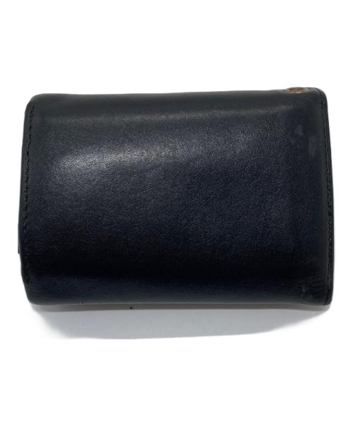 Hysteric Glamour（ヒステリックグラマー）Hysteric Glamour (ヒステリックグラマー) 3つ折りスタッズロゴ財布 ブラックの古着・服飾アイテム