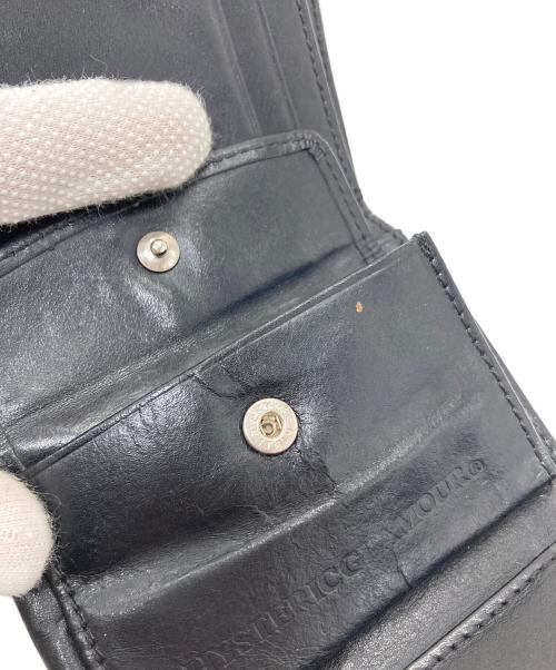 Hysteric Glamour（ヒステリックグラマー）Hysteric Glamour (ヒステリックグラマー) 3つ折りスタッズロゴ財布 ブラックの古着・服飾アイテム