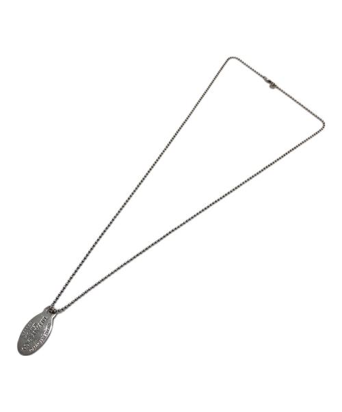 TIFFANY & Co.（ティファニー）TIFFANY & Co. (ティファニー) オーバルタグネックレス　プレートネックレス　ボールチェーン シルバー サイズ:実寸参照の古着・服飾アイテム