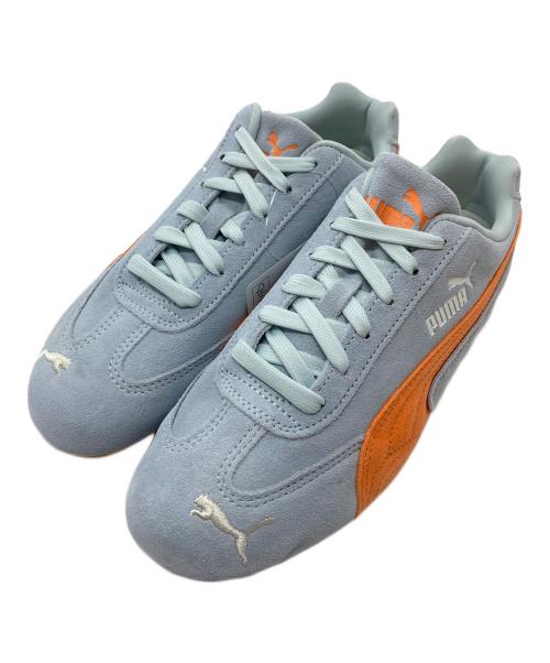 PUMA（プーマ）PUMA (プーマ) スピードキャット OG スニーカー ブルー×オレンジ サイズ:US 5.5 未使用品の古着・服飾アイテム