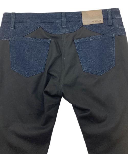 VERSACE（ヴェルサーチェ）VERSACE (ヴェルサーチェ) ジップスキニーパンツ インディゴ サイズ:28の古着・服飾アイテム