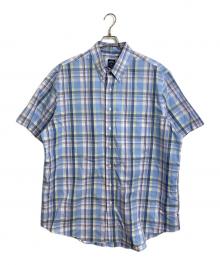 BROOKS BROTHERS（ブルックスブラザーズ）の古着「ボタンダウンシャツ　コットンシャツ　チェックシャツ」｜スカイブルー