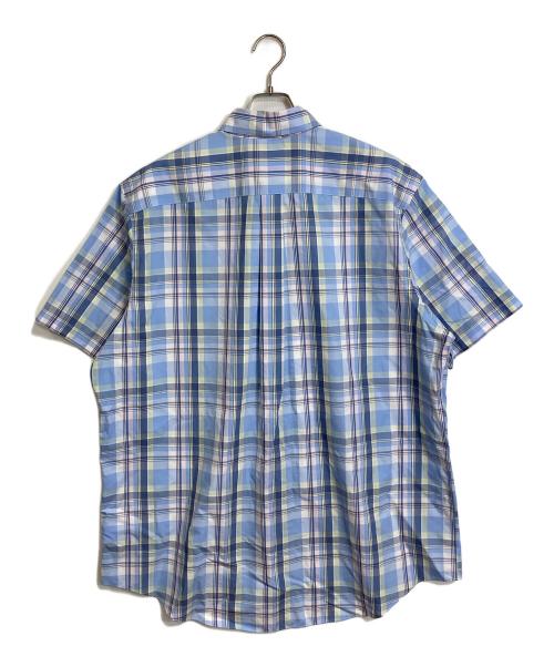 BROOKS BROTHERS（ブルックスブラザーズ）BROOKS BROTHERS (ブルックスブラザーズ) ボタンダウンシャツ　コットンシャツ　チェックシャツ スカイブルー サイズ:1XLTの古着・服飾アイテム