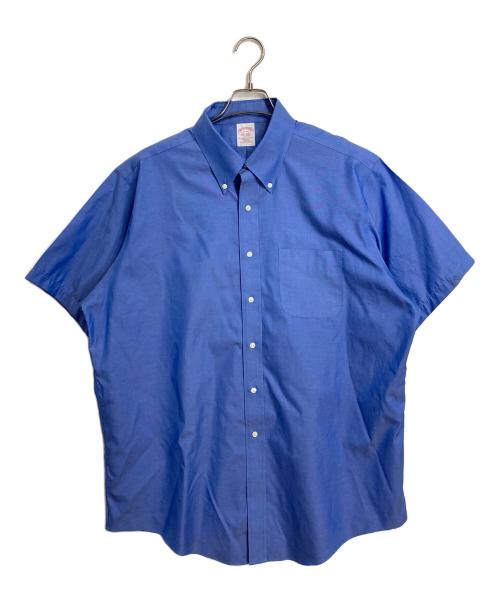BROOKS BROTHERS（ブルックスブラザーズ）BROOKS BROTHERS (ブルックスブラザーズ) 半袖シャツ ネイビー サイズ:17ー34の古着・服飾アイテム