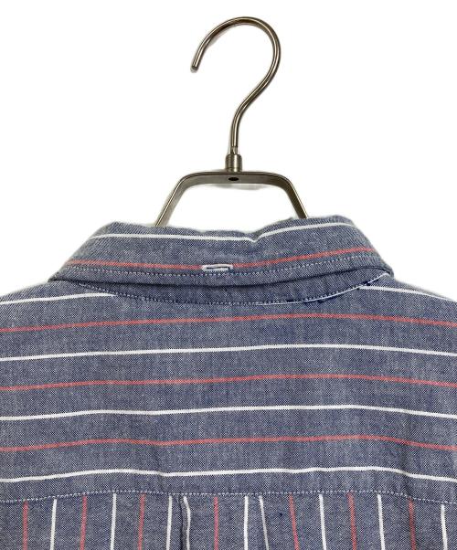 POLO RALPH LAUREN（ポロ・ラルフローレン）POLO RALPH LAUREN (ポロ・ラルフローレン) 【古着】ストライプシャツ　 USA製 ブルー サイズ:Lの古着・服飾アイテム