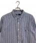 POLO RALPH LAUREN (ポロ・ラルフローレン) 【古着】ストライプシャツ　 USA製 ブルー サイズ:L：9000円