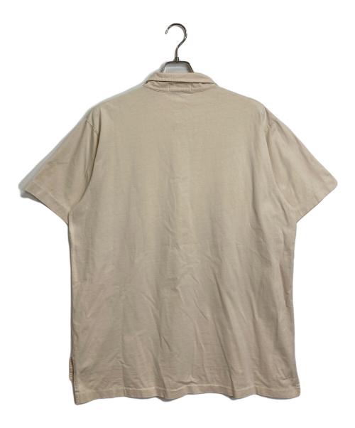 POLO RALPH LAUREN（ポロ・ラルフローレン）POLO RALPH LAUREN (ポロ・ラルフローレン) 【古着】90’S裾ポニーポロシャツ　９０年代　スリランカ製　袖ステッチ ベージュ サイズ:XLの古着・服飾アイテム