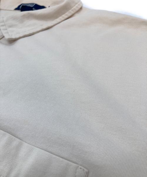 POLO RALPH LAUREN（ポロ・ラルフローレン）POLO RALPH LAUREN (ポロ・ラルフローレン) 【古着】90’S裾ポニーポロシャツ　９０年代　スリランカ製　袖ステッチ ベージュ サイズ:XLの古着・服飾アイテム