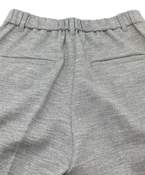 INDIVI（インディヴィ）INDIVI (インディヴィ) 麻調セットアップスーツ　サマースーツ　パンツスーツ　ジャケット　パンツ　オフィスカジュアル　セレモニー　薄手スーツ　UVケア　接触冷感 グレー サイズ:36の古着・服飾アイテム