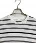 Deuxieme Classe (ドゥーズィエム クラス) Thrilling Stripe Tシャツボーダーカットソー　ロングスリーブカットソー　長袖カットソー　日本製 ホワイト×ブラック サイズ:実寸参照：8000円