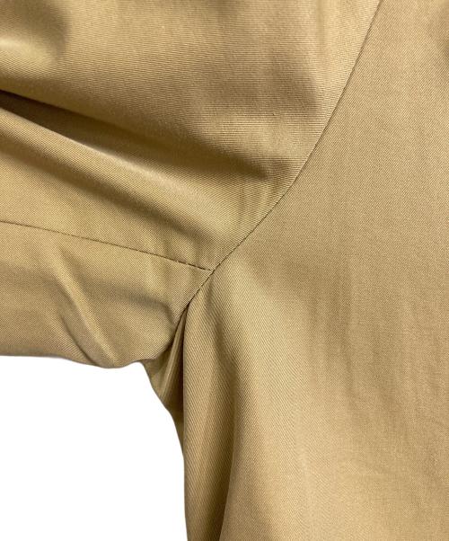 IENA（イエナ）IENA (イエナ) ハイカウントギャバロングトレンチコート　アウター　ライトアウター ベージュ サイズ:38の古着・服飾アイテム