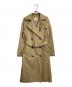 IENA（イエナ）の古着「ハイカウントギャバロングトレンチコート　アウター　ライトアウター」｜ベージュ