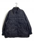 Mila Owenミラオーウェン）の古着「パデッド&キルティングリバーシブルジャケット」｜ブラック