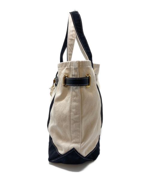 SITA PARANTICA（シータパランティカ）SITA PARANTICA (シータパランティカ) journal standard L'essage (ジャーナルスタンダード レサージュ) TOTE CVL M チャームセット トートバッグ ベージュ サイズ:実寸参照の古着・服飾アイテム