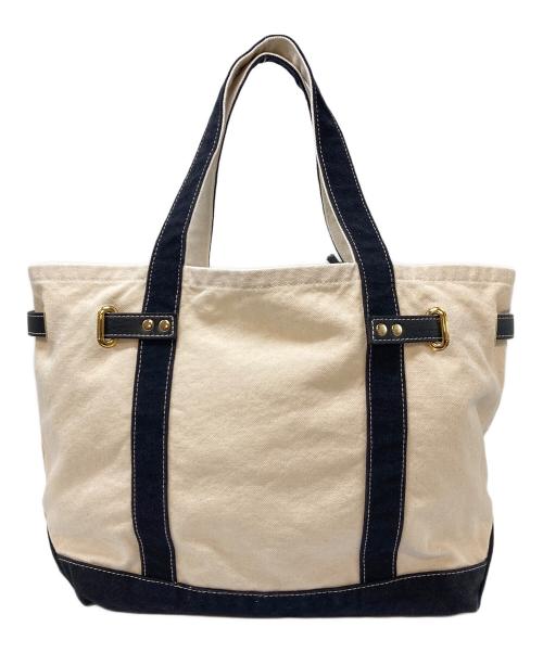 SITA PARANTICA（シータパランティカ）SITA PARANTICA (シータパランティカ) journal standard L'essage (ジャーナルスタンダード レサージュ) TOTE CVL M チャームセット トートバッグ ベージュ サイズ:実寸参照の古着・服飾アイテム