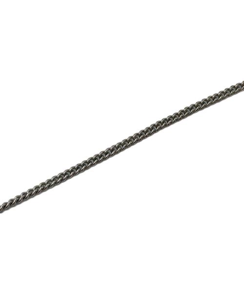 Christian Dior（クリスチャン ディオール）Christian Dior (クリスチャン ディオール) ラインストーンネックレス　ロゴストーンネックレス　ロゴモチーフネックレス シルバー サイズ:実寸参照の古着・服飾アイテム