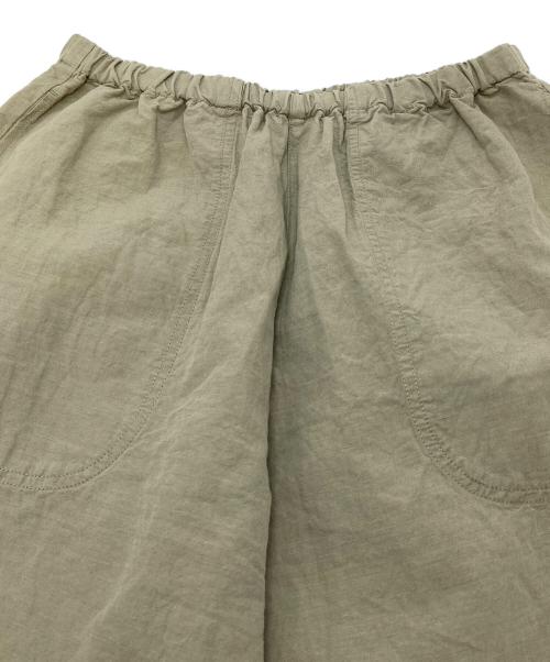 DANTON（ダントン）DANTON (ダントン) コットンリネンクロップドパンツ　イージーパンツ　麻 グリーン サイズ:36の古着・服飾アイテム