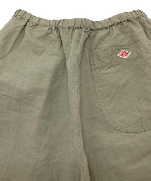 DANTON（ダントン）DANTON (ダントン) コットンリネンクロップドパンツ　イージーパンツ　麻 グリーン サイズ:36の古着・服飾アイテム