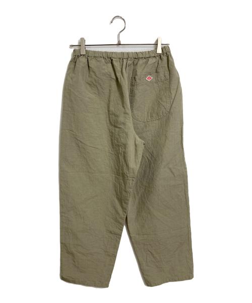 DANTON（ダントン）DANTON (ダントン) コットンリネンクロップドパンツ　イージーパンツ　麻 グリーン サイズ:36の古着・服飾アイテム