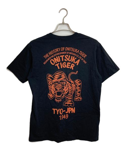 Onitsuka Tiger（オニツカタイガー）Onitsuka Tiger (オニツカタイガー) GRAPHIC TEE ブラック サイズ:Lの古着・服飾アイテム