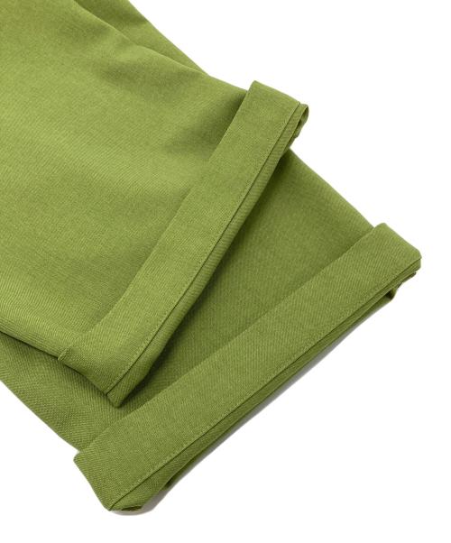 BEAUTY&YOUTH（ビューティーアンドユース）BEAUTY&YOUTH (ビューティーアンドユース) リネンライクイージーパンツ　イージーパンツ　カラーパンツ グリーン サイズ:Sの古着・服飾アイテム