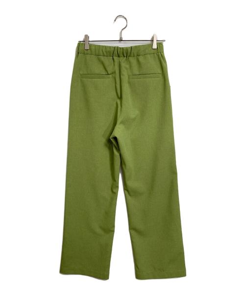 BEAUTY&YOUTH（ビューティーアンドユース）BEAUTY&YOUTH (ビューティーアンドユース) リネンライクイージーパンツ　イージーパンツ　カラーパンツ グリーン サイズ:Sの古着・服飾アイテム