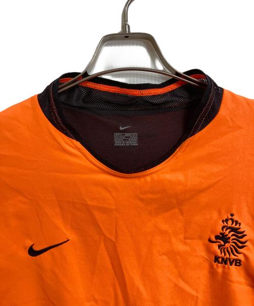 NIKE（ナイキ）NIKE (ナイキ) 【古着】2002年ワールドカップ オランダ代表 ホームオーセンティックモデル　ゲームシャツ　 オレンジ×ブラック サイズ:Lの古着・服飾アイテム
