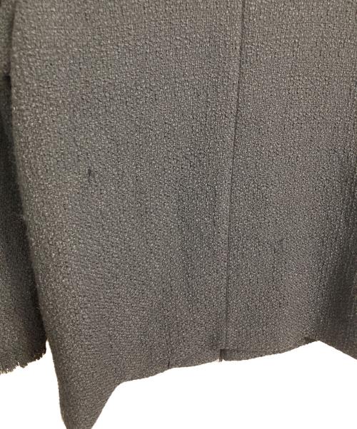 JOURNAL STANDARD（ジャーナルスタンダード）JOURNAL STANDARD (ジャーナルスタンダード) ノーカラーツイードジャケット　ノーカラージャケット　アウター　ライトアウター　セレモニー ブラック サイズ:実寸参照の古着・服飾アイテム