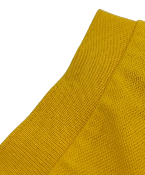 POLO RALPH LAUREN（ポロ・ラルフローレン）POLO RALPH LAUREN (ポロ・ラルフローレン) 【古着】90'Sポニー総柄ポロシャツ　90年代 イエロー×パープル サイズ:Lの古着・服飾アイテム