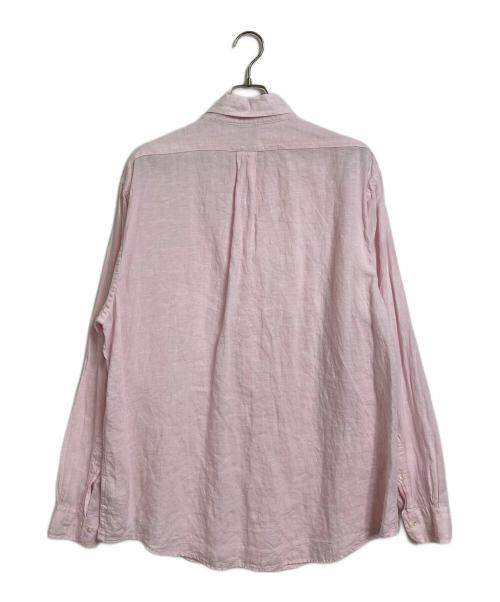 BROOKS BROTHERS（ブルックスブラザーズ）BROOKS BROTHERS (ブルックスブラザーズ) リネンボタンダウンシャツ ピンク サイズ:XLの古着・服飾アイテム