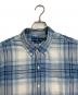 POLO RALPH LAUREN (ポロ・ラルフローレン) 【古着】　裾ポニーボタンダウンシャツ　コットンシャツ　BOB CAMP ブルー×ホワイト サイズ:XL：23000円