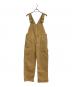 UNIVERSAL OVERALL（ユニバーサルオーバーオール）の古着「トライアングルオーバーオール」｜ベージュ