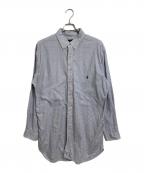 POLO RALPH LAURENポロ・ラルフローレン）の古着「チェックBDシャツ　コットンシャツ」｜ネイビー