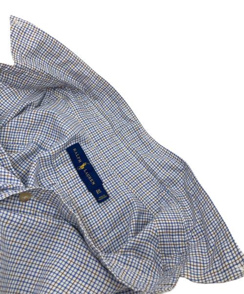 POLO RALPH LAUREN（ポロ・ラルフローレン）POLO RALPH LAUREN (ポロ・ラルフローレン) チェックBDシャツ　コットンシャツ ネイビー サイズ:XLTの古着・服飾アイテム