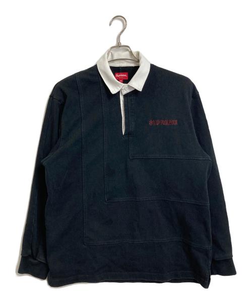 SUPREME（シュプリーム）Supreme (シュプリーム) 7s rugby ポロシャツ　20SS ブラック サイズ:Mの古着・服飾アイテム