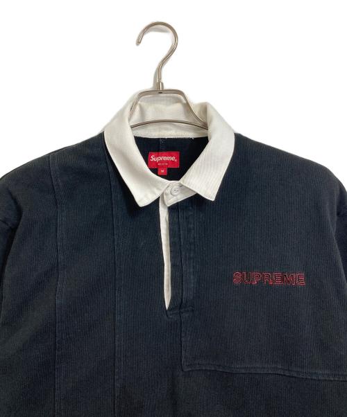SUPREME（シュプリーム）Supreme (シュプリーム) 7s rugby ポロシャツ　20SS ブラック サイズ:Mの古着・服飾アイテム