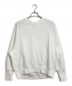 SHENERYシーナリー）の古着「2WAYジップスウェット　ラグランスウェット　」｜ホワイト