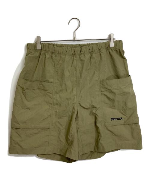 MARMOT（マーモット）Marmot (マーモット) ロックウェッジショートパンツ　ハーフパンツ　ナイロンパンツ ベージュ サイズ:Lの古着・服飾アイテム