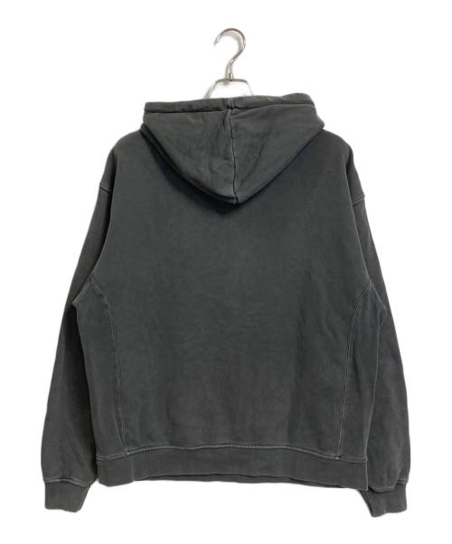 KITH（キス）KITH (キス) ThePaletteBoxLogo ボックスロゴパーカー ピグメントダイ グレー サイズ:Lの古着・服飾アイテム