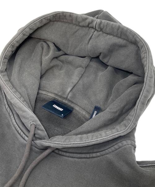 KITH（キス）KITH (キス) ThePaletteBoxLogo ボックスロゴパーカー ピグメントダイ グレー サイズ:Lの古着・服飾アイテム