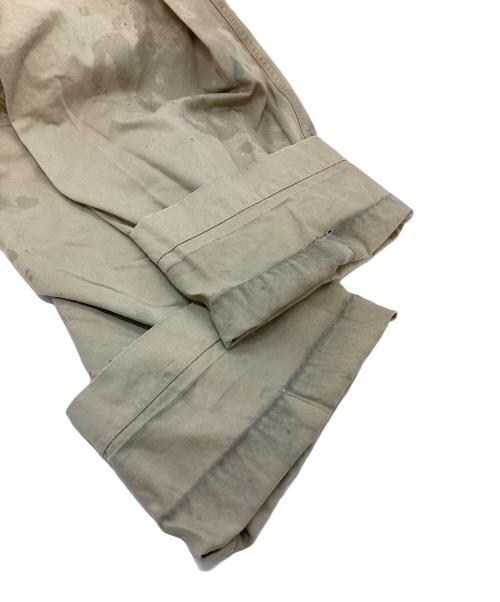 BOWWOW（バウワウ）BOWWOW (バウワウ) U.S.ARMY CHINO TROUSERS DUSTY ヴィンテージ加工　日本製 ベージュ サイズ:XXXLの古着・服飾アイテム