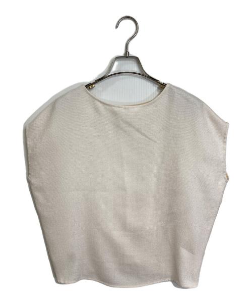 SOEJU（ソージュ）SOEJU (ソージュ) リネーラショートスリーブコクーンブラウス アイボリー サイズ:Sの古着・服飾アイテム