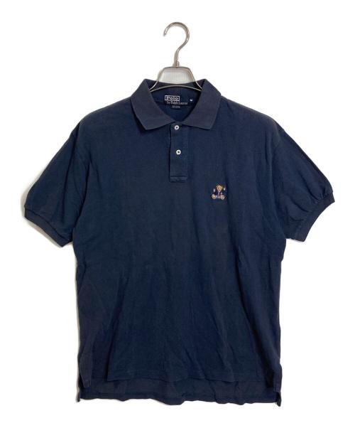 POLO RALPH LAUREN（ポロ・ラルフローレン）POLO RALPH LAUREN (ポロ・ラルフローレン) 【古着】ポロベアー刺繍ポロシャツ　POLO RALPH LAUREN USA製 ネイビー サイズ:Mの古着・服飾アイテム